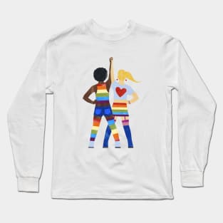 Gay Pride: Ladies Long Sleeve T-Shirt